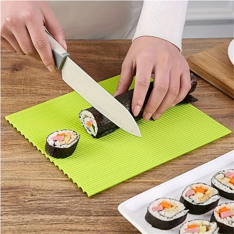 Sushi Making Kit - بساط سوشي سيليكون قابل لإعادة الاستخدام