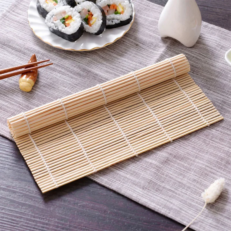 Sushi Making Kit - حصيرة سوشي رائعة من الخيزران مع