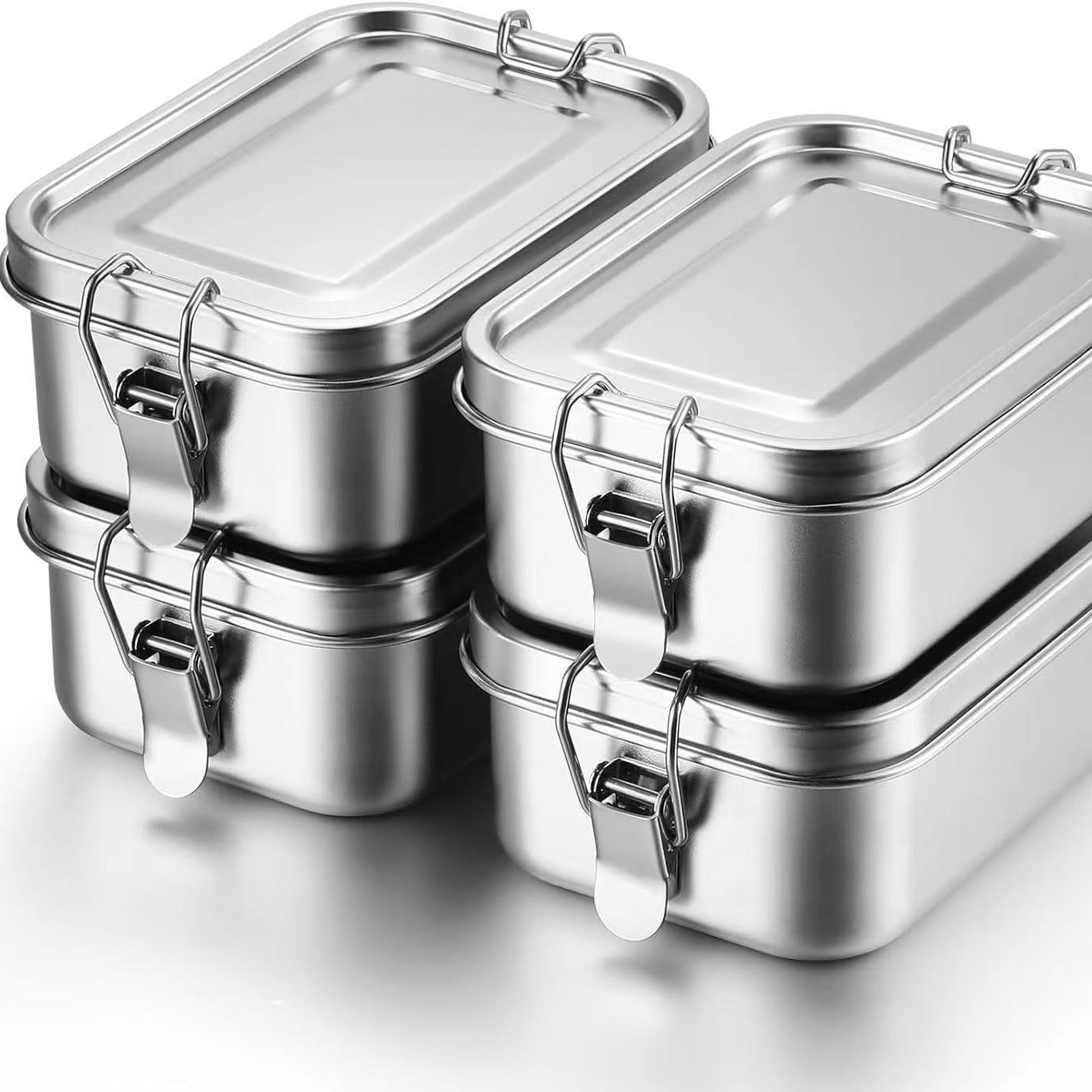 Bento Box - صندوق غداء من الفولاذ المقاوم للصدأ