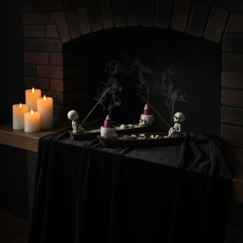 Incense Holder - حامل بخور على شكل جمجمة، تصميم