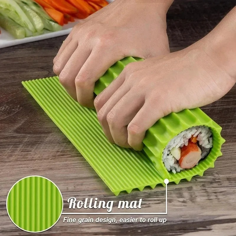 بساط سوشي سيليكون قابل لإعادة  - مراجعة Sushi Making Kit وسعره