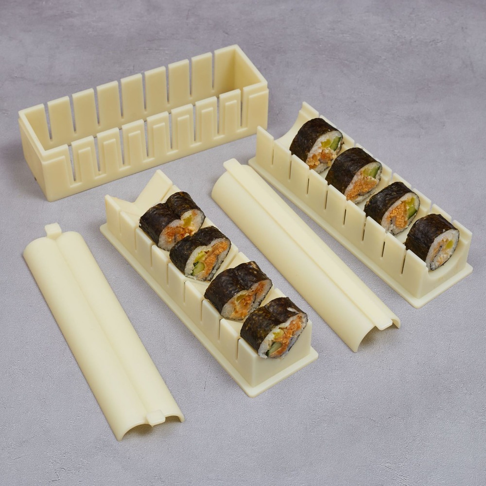جديد 3 قطعة مجموعة معدات صانع  - مراجعة Sushi Making Kit وسعره