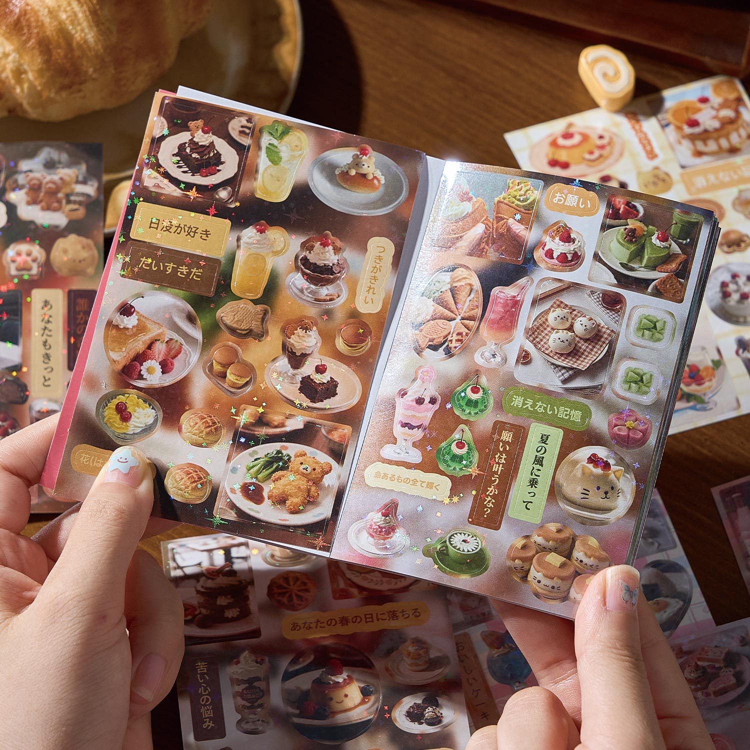 كتاب ملصقات بغشاء مقطوع على ال - مراجعة Japanese Snacks وسعره