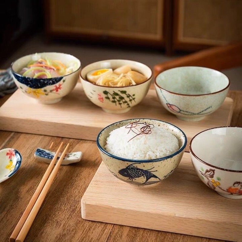 وعاء أرز سيراميك على الطراز ال - مراجعة Japanese Pottery وسعره