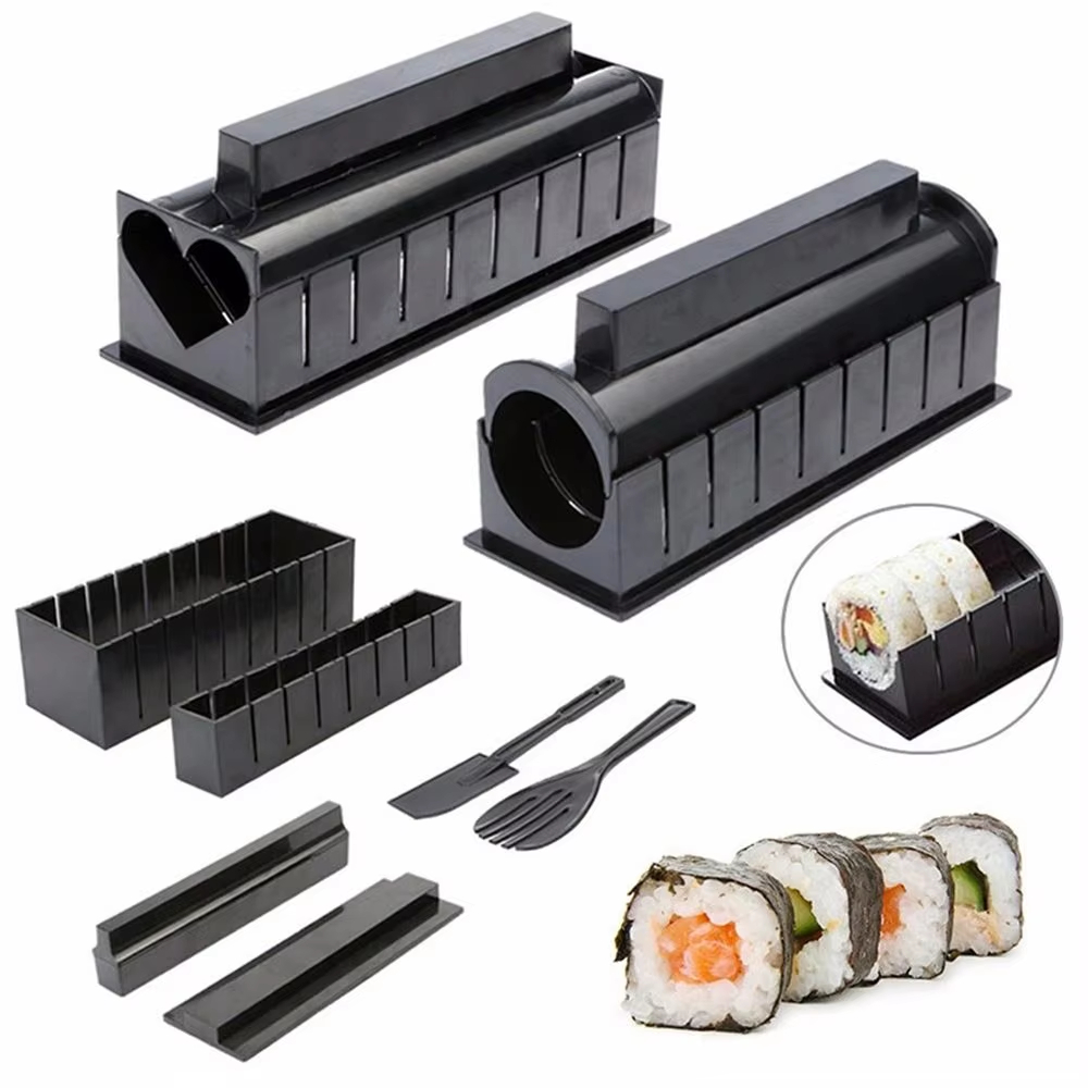 طقم صنع السوشي الياباني 3/10 ق - مراجعة Sushi Making Kit وسعره