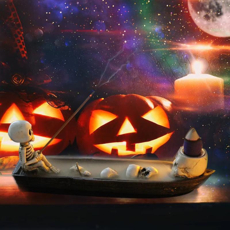 حامل بخور على شكل جمجمة، تصميم - مراجعة Incense Holder وسعره